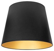 Абажур ШИНЦ ЧЕРЕН/ЗЛАТО - конус, горно окачване, Е27