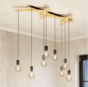 Eglo 43641 - Висящ полилей MONMOUNT 9xE27/40W/230V