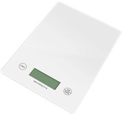 Кухненска везна Rosberg Premium RP51651K, 5 кг, g/ml/lb/oz, ТАРА, Бял