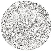 Стъклена чиния ф32см GOCCE-(09013/01) (RM 239) - Luigi Bormioli