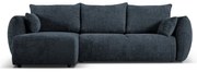 Тъмносин ъглов диван (ляв ъгъл) Matera - Cosmopolitan Design