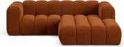 Оранжев ъглов диван (десен ъгъл) Lupine – Micadoni Home