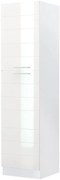 Висок подов шкаф Hudson K23-60-1KF-White glossy