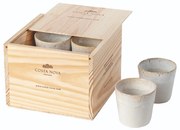 Бели глинени чаши в комплект 8 бр. за еспресо 210 ml Grespresso – Costa Nova