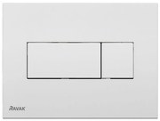 Ravak X01457 - Бутон за промиване UNI 24,7x16,5 см бял