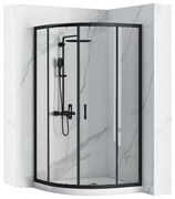 Душ кабина REA Look Black 80x80