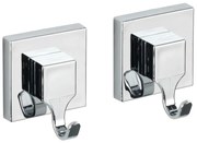 WENKO 22688100-Кука VACUUM-LOC QUADRO ED 6x7 cm сребрист/лъскав хром