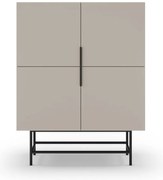 Кремаво шкафче 100x128 cm Eldia – Marckeric