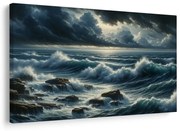 Картина на платно – Буря над морето