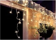 Solight 1V401-WW-LED Външна светлинна завеса 360xLED/8 функции 15m IP44 топло бяло