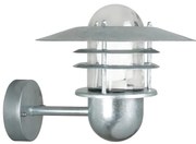 Nordlux - Външно стенно осветително тяло AGGER 1xE27/60W/230V IP54 в сребрист цвят