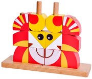 Classic world  -  Дървен пъзел - кубчета Лъвче