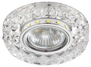 LUXERA 71074 - Лампа за вграждане CRYSTALS 1xGU10/50W/230V + LED STRIPE