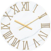 Стенен часовник atmosphera Alisha, Ø56 см, Метал, Мраморен ефект