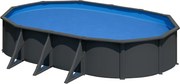 Сглобяем басейн с твърди стени и пясъчна помпа ANTHRACITE 7.30x3.75x1.20 м - Gre