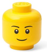 Жълта кутия за съхранение Boy, ø 10,6 cm - LEGO®