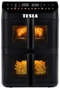 TESLA Electronics AirCook - Многофункционална дигитална въздушна фритюрница 11 л 2800 W/230 V черна