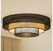 Brilagi - LED таванно осветление DAKOTA LUNETA LED/12W/230V пр. 60 см черно/рата