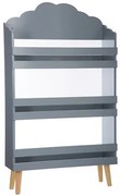 Детска библиотека atmosphera Cloud, MDF - Сив