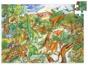 Djeco - Пъзел за наблюдателност Динозаврите+книжка 100 части DJ07424G