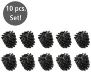 WENKO 24090800 - глава за WC 8x9,3 cm черна