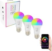Immax NEO 07743C-К-кт 3xLED RGB+CCT Димируема крушка E27/11W/230V 2700-6500K Tuya