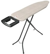 Маса за гладене Brabantia B 1008893, 124x38 см, 7 позиции за регулиране, Голяма поставка за ютия, Светлосив