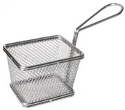 Иноксова кошничка за сервиране 10х8х7,5см (А0097) - Horecano