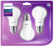 КОМПЛЕКТ 3x LED Крушка Philips E27/8W/230V 2700K