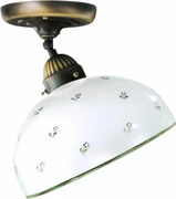 Kolarz 731.10.27 - Полилей за повърхностен монтаж NONNA 1xE27/75W/230V Ø 30 см зелен