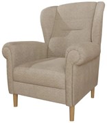 Светлокафяво кресло крило Swan – Ropez