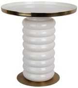 Метална кръгла странична масичка ø 41 cm Ruby – Leitmotiv