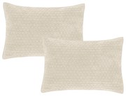 Калъфки за възглавници в комплект 2 бр. 50x75 cm Attica Velvet Embroidered – Bianca