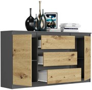 Просторен скрин R-140-S3 - различни цветови варианти антрацит микс артисън