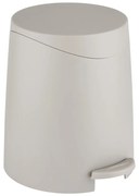 Кафяво-сиво пластмасово кошче за боклук с педал 3 l Portes – Allstar