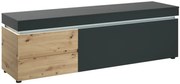 TV шкаф Glimmer Plus-Natural-Black