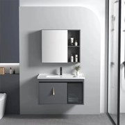 Комплект мебели за баня с мивка Paris 60cm Grey