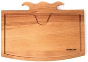 Horecano - Дървена дъска за сервиране с рогца 38х27,6х1,6см
