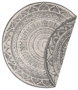 Сив и кремав килим за открито, ø 200 cm Siruma - NORTHRUGS