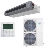 Канален климатик AUX AUMD-H60/SDR3HC + AL-H60/SDR3C2(U), 60000 BTU, 100 м2, R-32, Бял