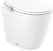 Моноблок, Roca, A803153S01, Smart, седалка и капак, порцелан, бял, 53x51x39см