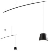 Redo 01-1498 - LED Пендел LOLLI LED/6W/230V черен