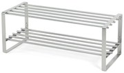 Метална стойка за обувки в сребрист цвят 70x29x27 cm Rex – Spinder Design