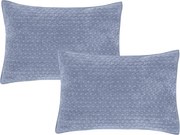 Декоративни възглавници в комплект 2 бр. 50x75 cm Attica Velvet Embroidered – Bianca