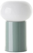 Brilliant - Настолна лампа KNUT 1xE27/25W/230V зелен/бял