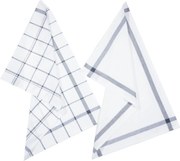 Сет традиционни кърпи atmosphera, 45x70cm, 2бр, Памук - Син