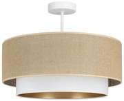 Плафон SARTA 1xE27/60W/230V бял/джут