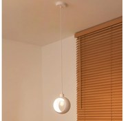 Duolla - Висяща лампа на кабел IRONLINE 1xE27/15W/230V бяла