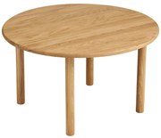 Кръгла масичка за кафе от масивен дъб в естествен цвят ø 70 cm Jena – House Nordic