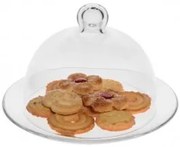 Стъклена чиния с капак комплект 21xh13,5см VIDIVI-BANQUET (67463M)